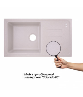 Кухонная мойка Lidz 780x435/200 COL-06 (LIDZCOL06780435200)
