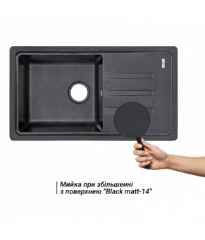 Кухонная мойка Lidz 780x435/200 BLM-14 (LIDZBLM14780435200)
