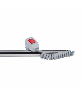 Полотенцесушитель электрический Lidz Snake shelf (CRM) 500x500 LE с полкой