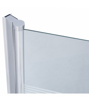 Штора на ванну Lidz Brama SS80x150L.CRM.L Linie
