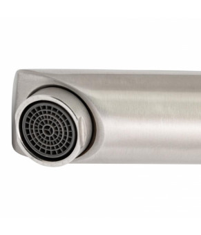 Смеситель для ванны Lidz Aria 006 с поворотным изливом (с душевым гарнитуром) (k35) LDARI006NKS34940 Nickel