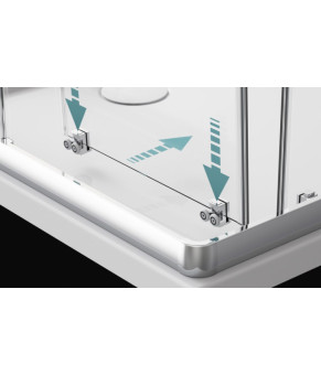 Душевые двери Radaway Premium Plus DWD 180 33373-01-06N