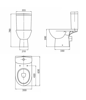Компакт Kolo Freja Premium L79047000 с крышкой Click2Clean