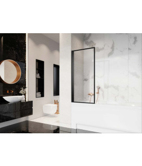 Шторка для ванны Radaway Nes 8 Black PNJ I Frame 100 10061100-54-56