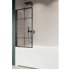 купити недорого Шторка для ванни Radaway Nes 8 Black PNJ I Factory 80 10061080-54-55