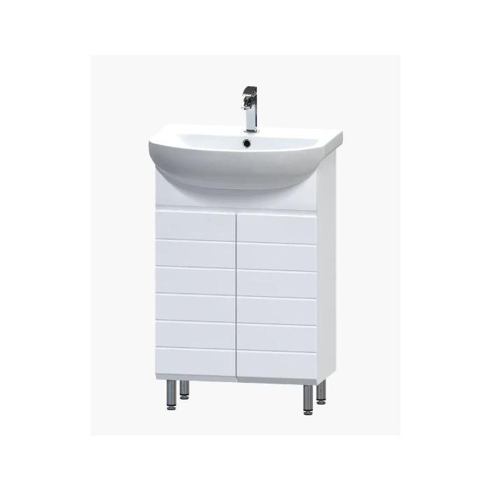 Тумба под умывальник Aquart Line 50 белая Arteco 50 09233