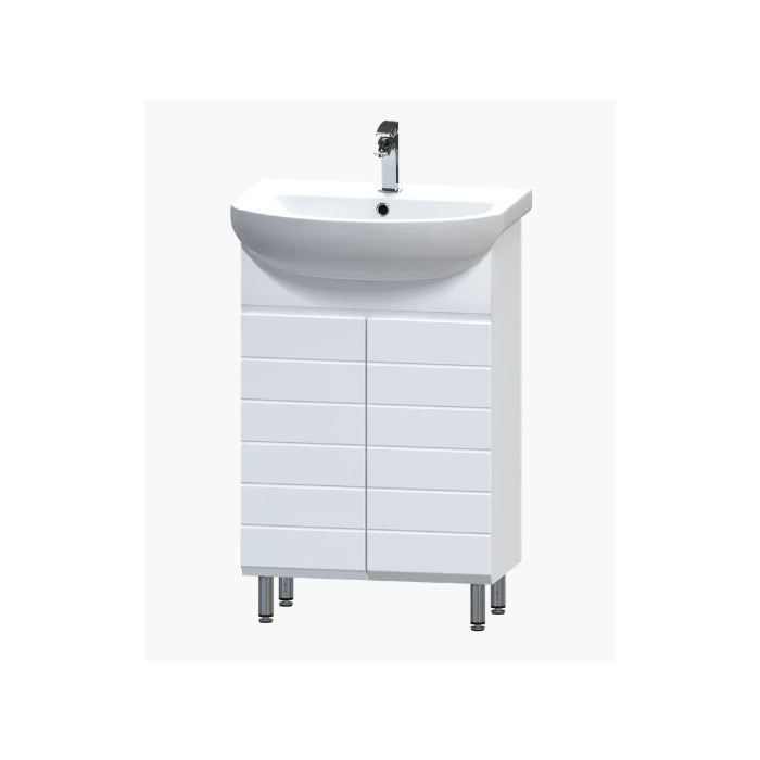 Тумба под умывальник Aquart Line 55 белая Arteco 55 09235