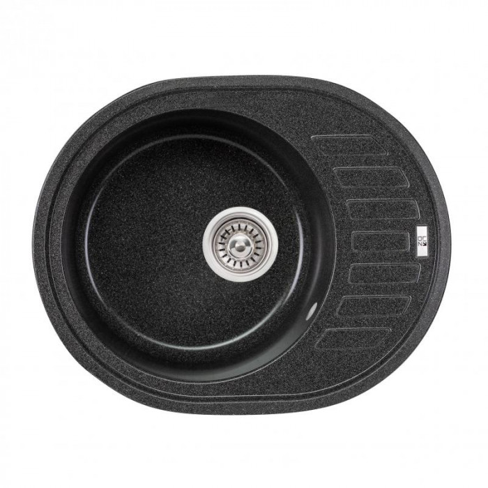 Кухонна мийка Lidz 620x500/200 GRF-13 (LIDZGRF13620500200) зі штучного каменю