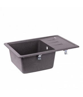 Кухонная мойка Lidz 620x435 GRF-13 Графит (LIDZGRF13620435200)