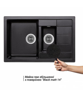 Кухонная мойка Lidz 780x495/200 BLM-14 (LIDZBLM14780495200)