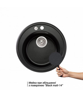 Кухонная мойка Lidz D510/200 BLM-14 (LIDZBLM14D510200)