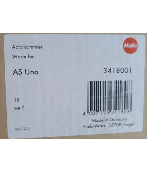 Ведро для мусора 18 л HAILO AS Uno, 3418001
