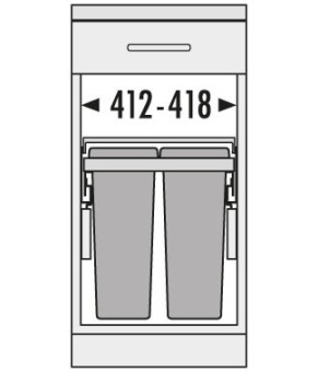 Встраиваемая система 38л HAILO AS Euro Cargo S 450 19/19, 3610471