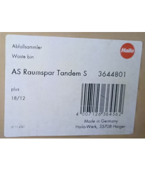 Встраиваемая система 30л HAILO AS Raumspar Tandem S plus 18/12, 3644801