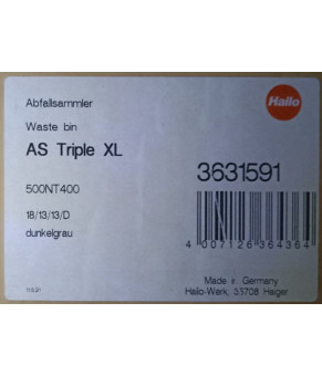 Встраиваемая система 44л HAILO AS Triple XL 500 18/13/13/D, 3631591