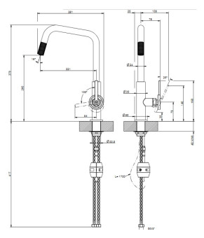 Смеситель Gessi Officine Volantino 60203149