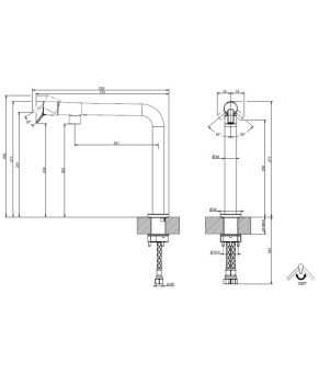 Смеситель Gessi Fisso 60073299