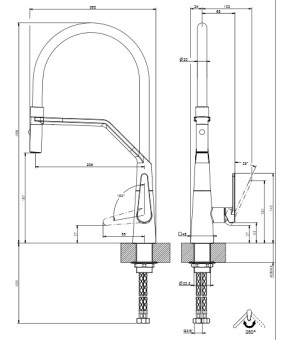 Смеситель Gessi Proton S 60113031