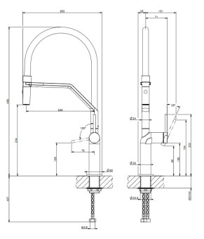 Смеситель Gessi Stelo 60315149