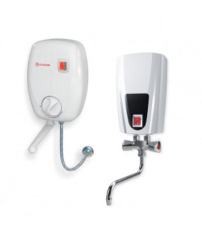 Водонагреватель Eldom Betta 6,5 kw (3+3,5) душ + кран 72486C