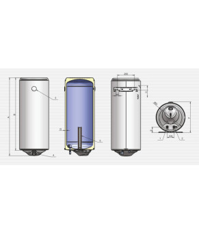 Водонагреватель Eldom Style 100 2,0 kW 72270W
