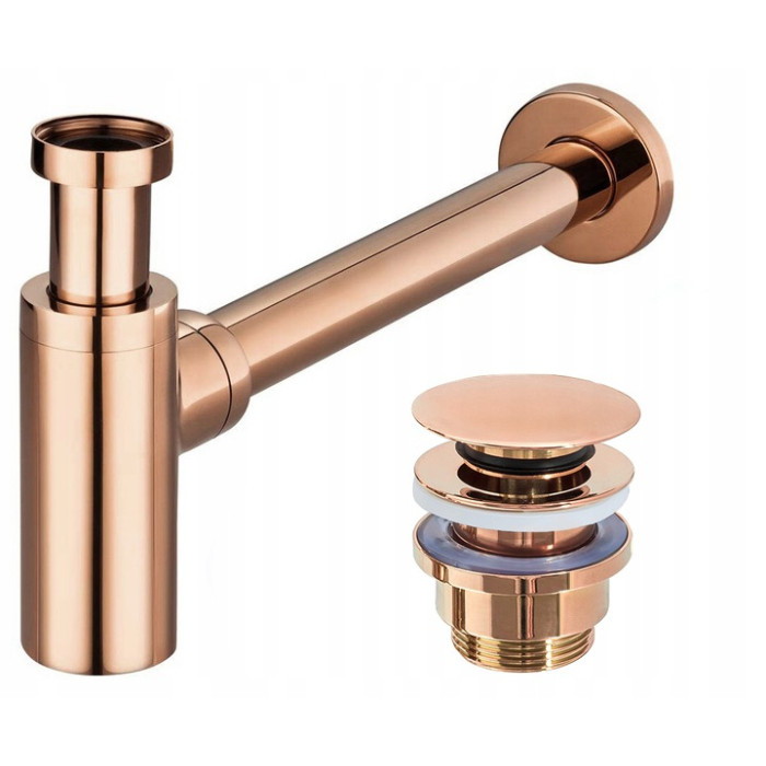 Сифон Rea Click-Klak Rose Gold REA-A8541