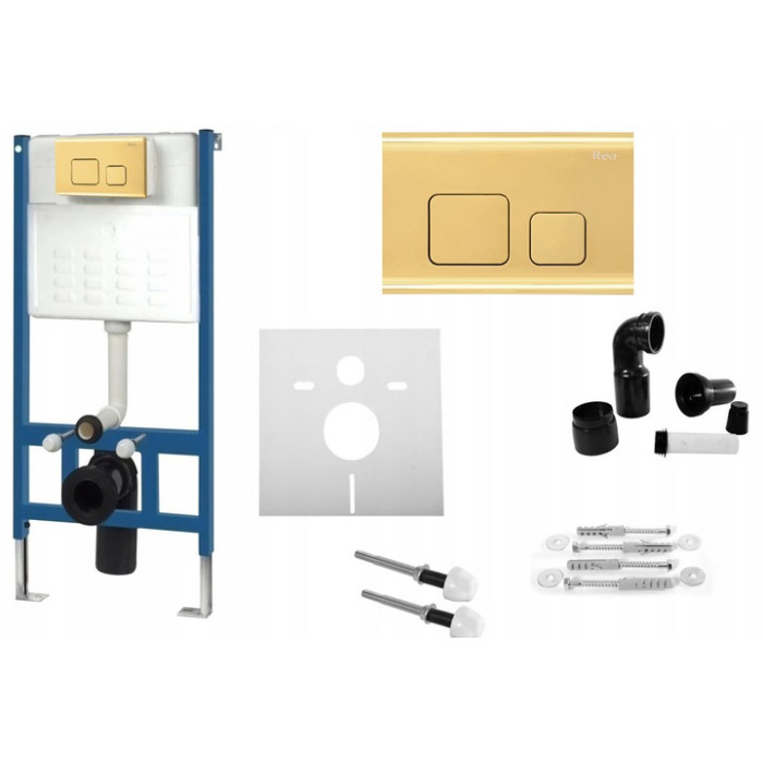 Комплект инсталляций Rea 6w1 9cm WC REA-E9851