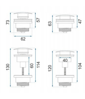 Сифон Rea Click-Klak REA-A5693