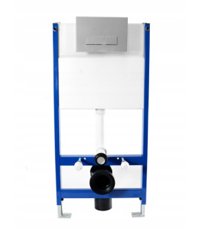 Комплект инсталляции Rea 6w1 9cm WC F Черный REA-E3652