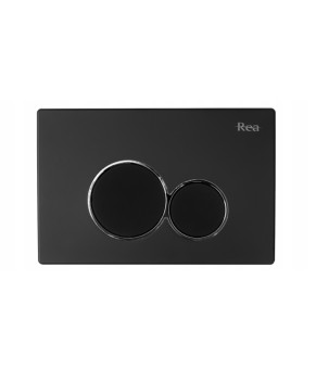 Комплект инсталляции Rea 6w1 Slim 9cm WC E Черный REA-E3651