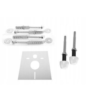 Комплект инсталляции Rea 6w1 Slim 9cm WC E Черный REA-E3651