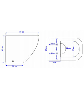 Унитаз Rea Carlo Rimless Duroplast REA-C2761