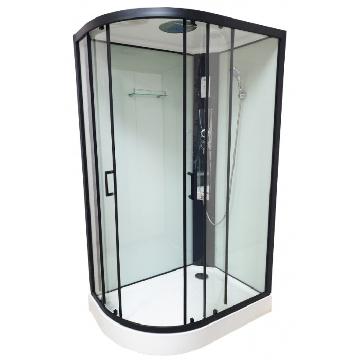Душевой бокс Veronis BN-4-120 white (black) R (VE-BN4120WHITERBL)