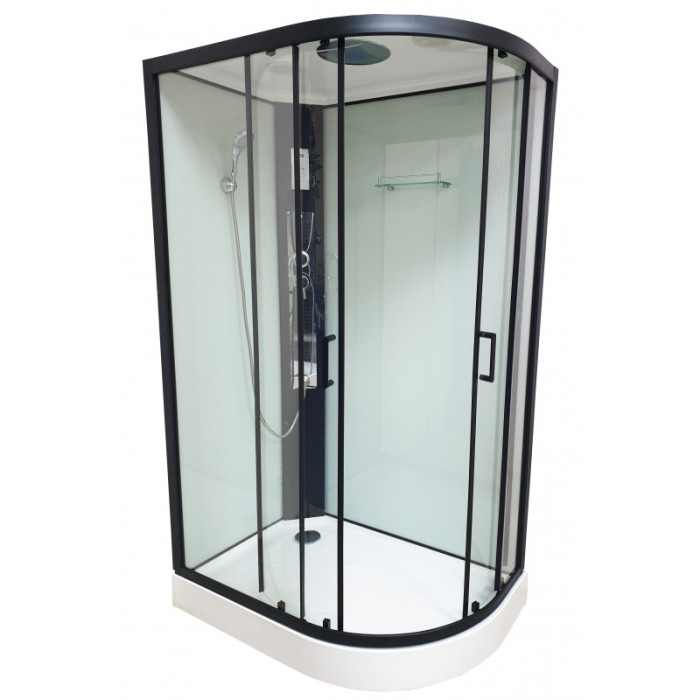 Душевой бокс Veronis BN-4-120 white (black) L (VE-BN4120WHITELBL)