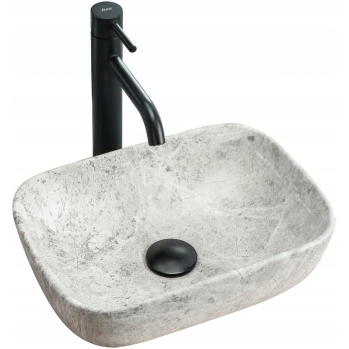 Умивальник Rea Camelia Light Stone REA-U0362