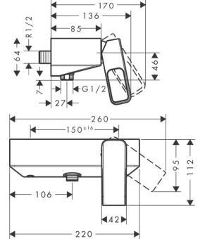 Смеситель Axor Urquiola 11620000