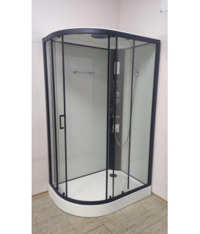 Душевой бокс Veronis BN-4-120 white (black) R (VE-BN4120WHITERBL)