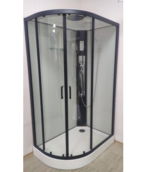 Душевой бокс Veronis BN-4-120 white (black) R (VE-BN4120WHITERBL)