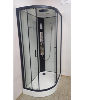 Душевой бокс Veronis BN-4-120 white (black) R (VE-BN4120WHITERBL)