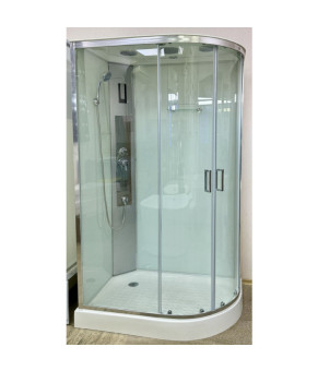 Душевой бокс Veronis BN-4-120 white (black) L (VE-BN4120WHITELBL)