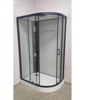 Душевой бокс Veronis BN-4-120 white (black) L (VE-BN4120WHITELBL)