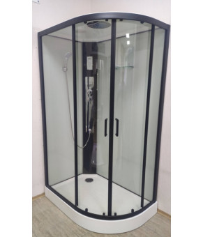 Душевой бокс Veronis BN-4-120 white (black) L (VE-BN4120WHITELBL)