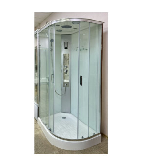 Душевой бокс Veronis BN-4-120 white (black) L (VE-BN4120WHITELBL)