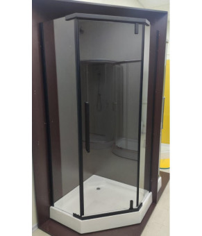 Душевая кабина Veronis KN-8-15 BLACK прозрачное без поддона