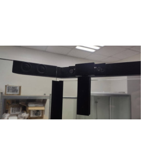 Душевая кабина Veronis KN-8-16 BLACK прозрачное без поддона
