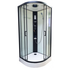 купить недорого Душовий бокс Veronis BN-4-90 white (black) 90*90см, піддон - низький (VE-BN490WHITEBL)