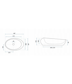 Умывальник Rea Roxy REA-U6651