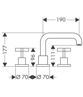 Смеситель Axor Citterio 39436000