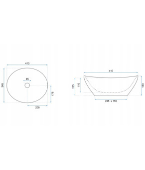 Умывальник Rea Sofia REA-U0133