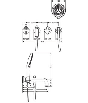 Смеситель Axor Citterio 39447000